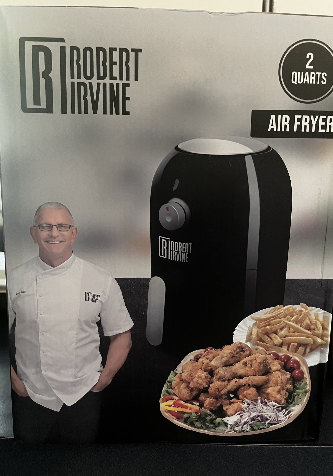 New Robert Irvine 2qt Air Fryer