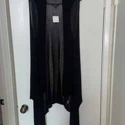 New BEBE Long Knit Vest Tunic Small
