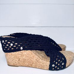 Lucky Brand Wedge Cork Shoes size 8