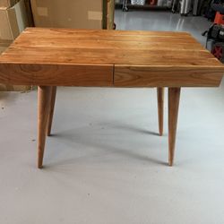 Chicago Writing Solid Wood Desk By Union Rustic
