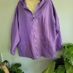 Totes Isotoner XL Windbreaker Hood Ladies Womens