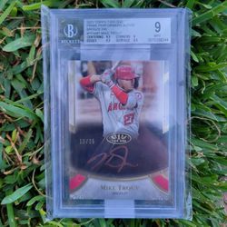 Mike Trout Auto Tier ONE bronze ink /25