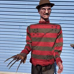 Freddy Krueger life-size prop Halloween decor