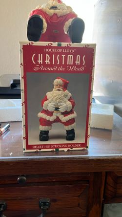 1998 House Of Lloyd Santa Stocking Holder 