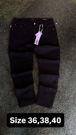 Black Purple Jeans