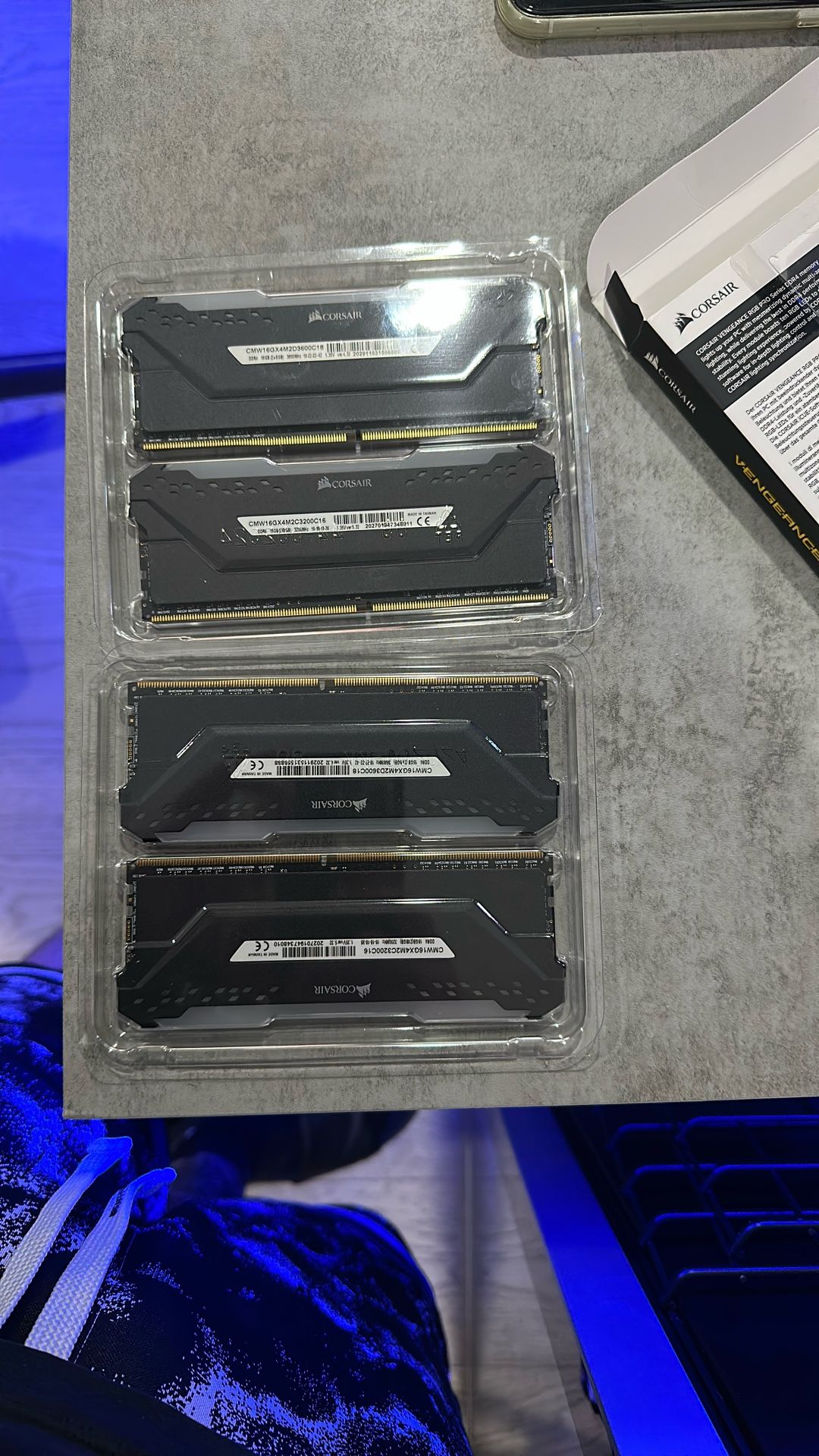 Corsair vengence Pro RGB 32GB total