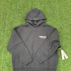 Fear of God Essentials Hoodie Black