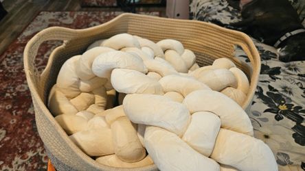 Braided floor cushion
