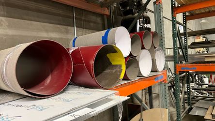 Assorted Laminate Fall Off Red And White