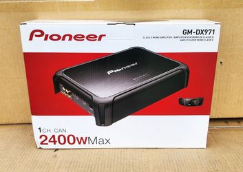 Pioneer 2400 Watt Subwoofer Power Amplifier Mono Amp Bass Knob Control GM-DX971 🚨 No Credit Needed 🚨