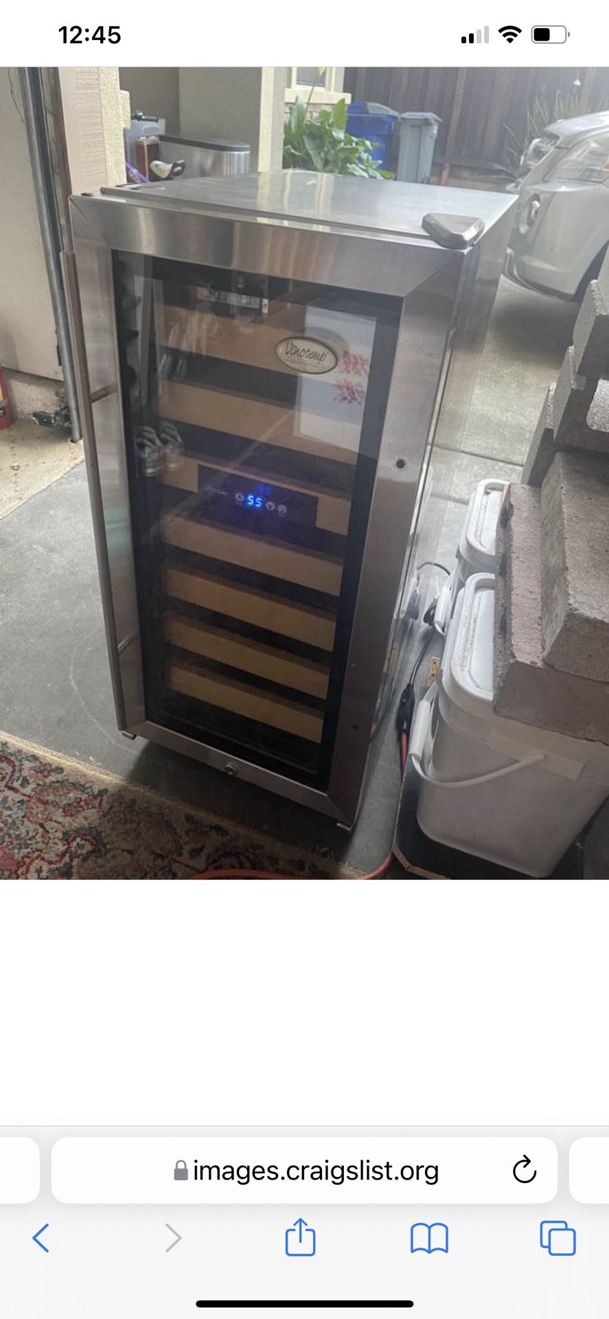 Vinotemp Vt-26 15” Wide Wine Cellar