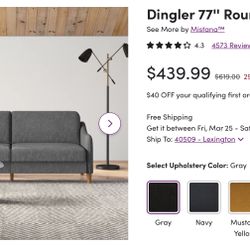 New In Box, Round Arm Sleeper