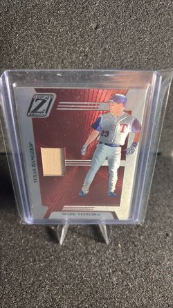 Mark Teixeira game used bat card