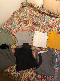 Variety of golf/collared shirts xl
