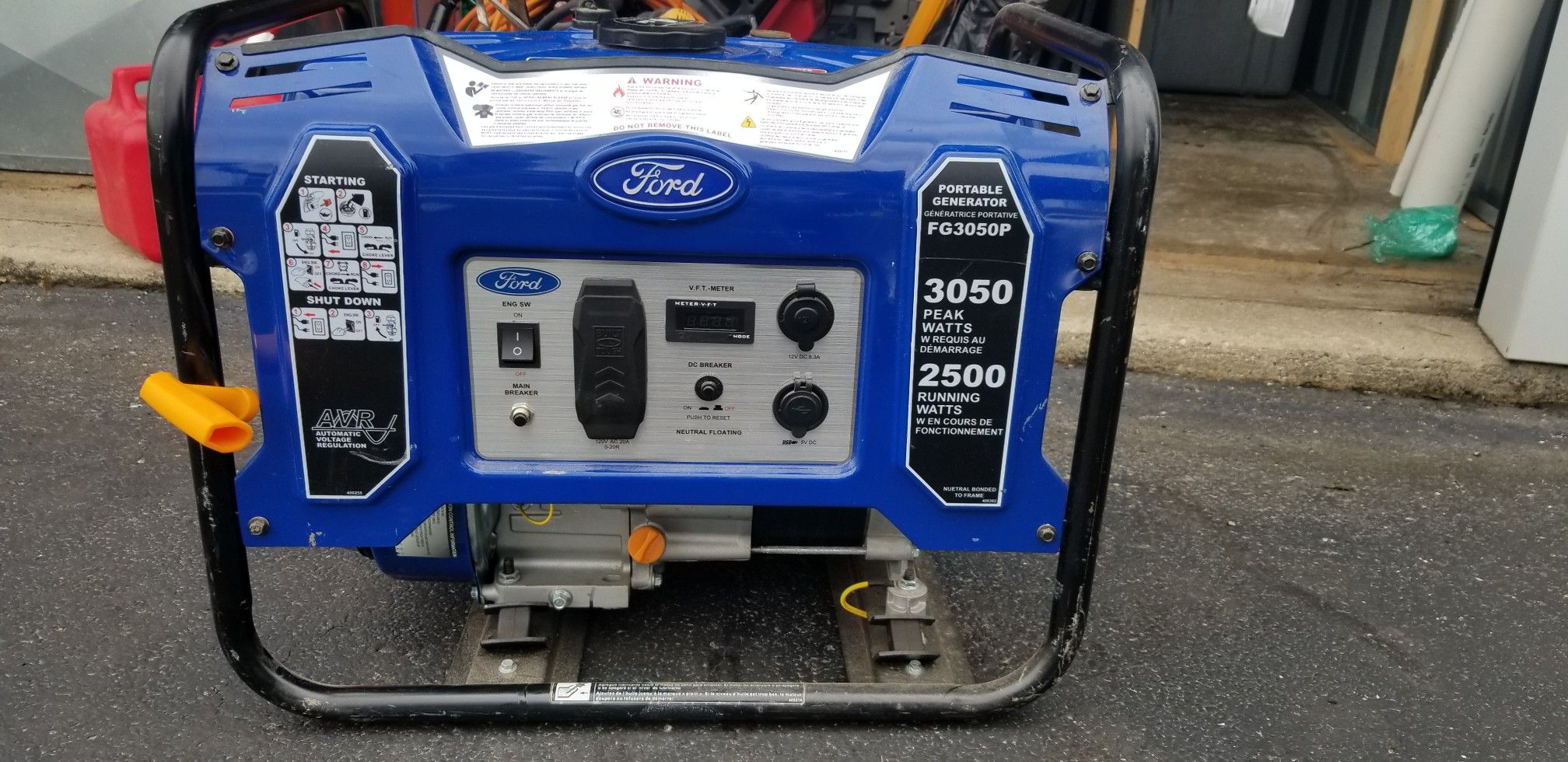 Ford generator model FG3050P