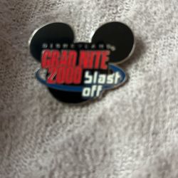 Disney Grad Nite 2000 Disneyland Blast Off Lapel Pin Pin