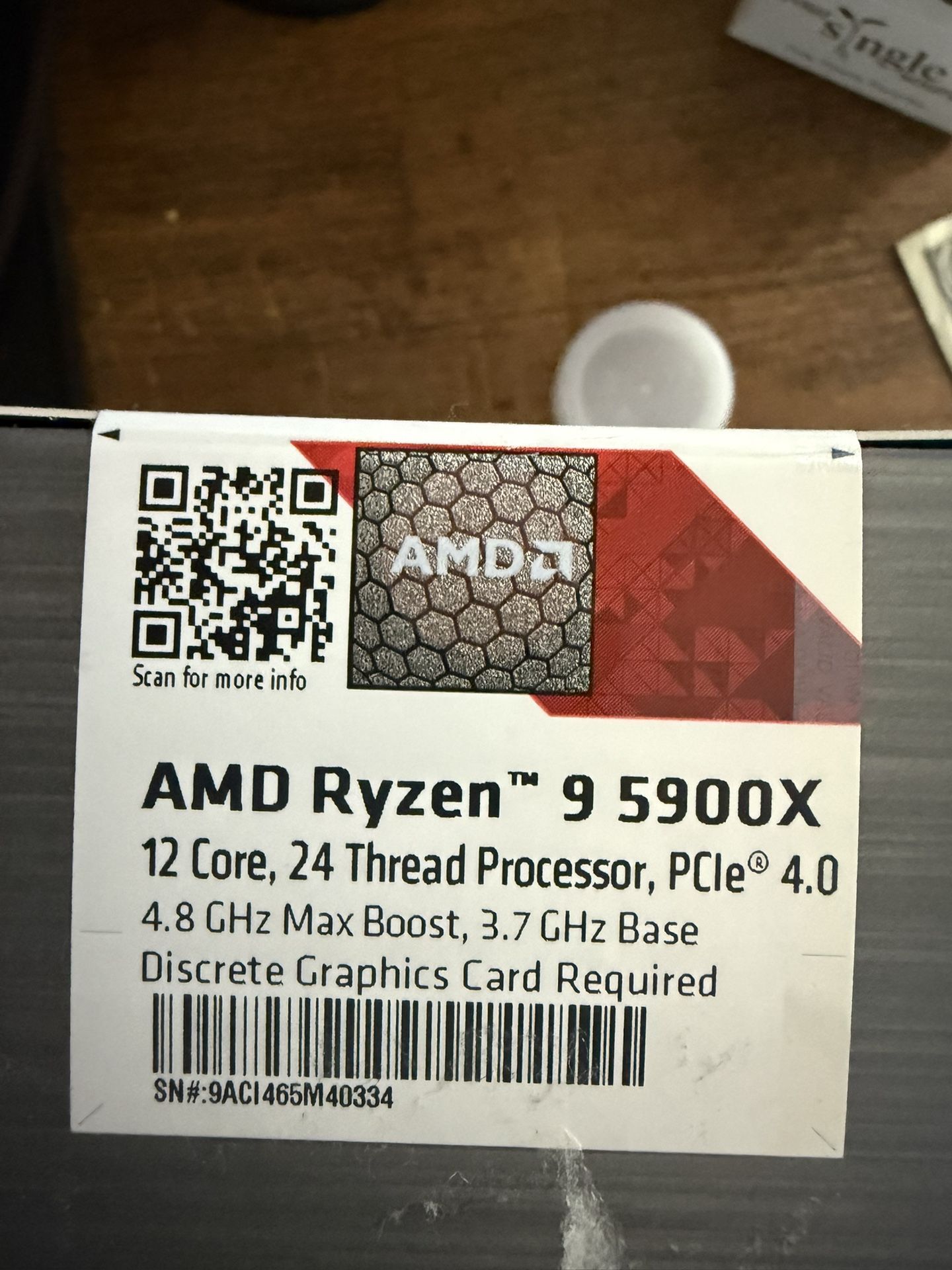 AMD Ryzen 9 5900X Processor