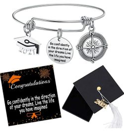 96

2021 Graduation Gift Graduation Cap Bangle Bracelet 

