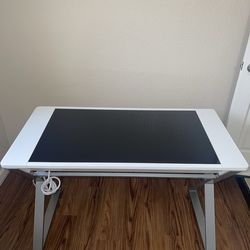 White desk from Costco