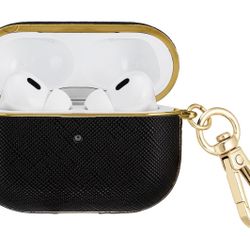 Anne Klein Saffiano Vegan Leather AirPods Pro Case