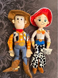24in Toy Story Woody & Jessie Pillowbuddy Plushies