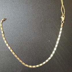 14k Yellow Gold Teens Bracelet