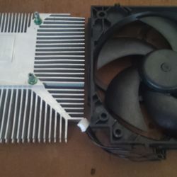 Electric Fan and Aluminum Heatsink