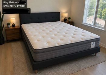 King bed and mattress (in Auburn storage unit)