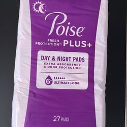 Poise Fresh Protection Plus Day & Night Pads