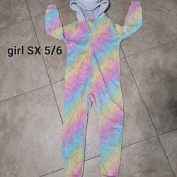 rompers. Blankets  Pillow UNICORN PAJAMA ONESIE $8 Each