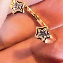 Pretty Stars Pandora Ring With Diamonds 