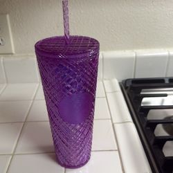 Purple pink Starbucks cup Valentines edition