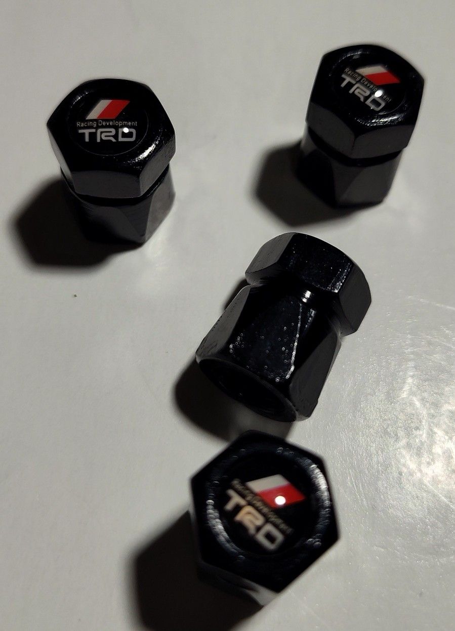 Set Of 4 New Wheel Tire Caps Air Valve Stem Cover For Toyota