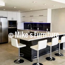 New Adjustable Bar Stools (4 Colors Available ) Black White Gray Red