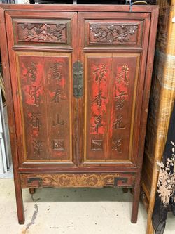 Garage Sale Is Over For Now. I Still Have Lots Of Great Items, Including Asian Cabinets And more