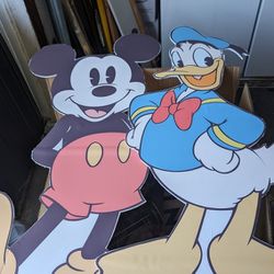 Mickey And Donald Duck Standing 3 Ft Tall For Baby Shower Decorations