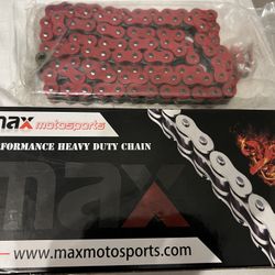 520 O Ring Chain For Yamaha Raptor 700 YFM700R 2006-2018 Red