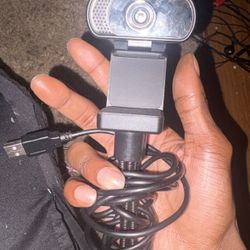 HD Webcam 1080P with Privacy Shutter and Tripod Stand