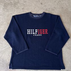 Vintage Tommy Hilfiger Fleece Pullover Sweatshirt