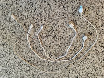 3 USB to USB-C Chargers