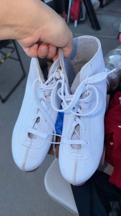 White Roller skates