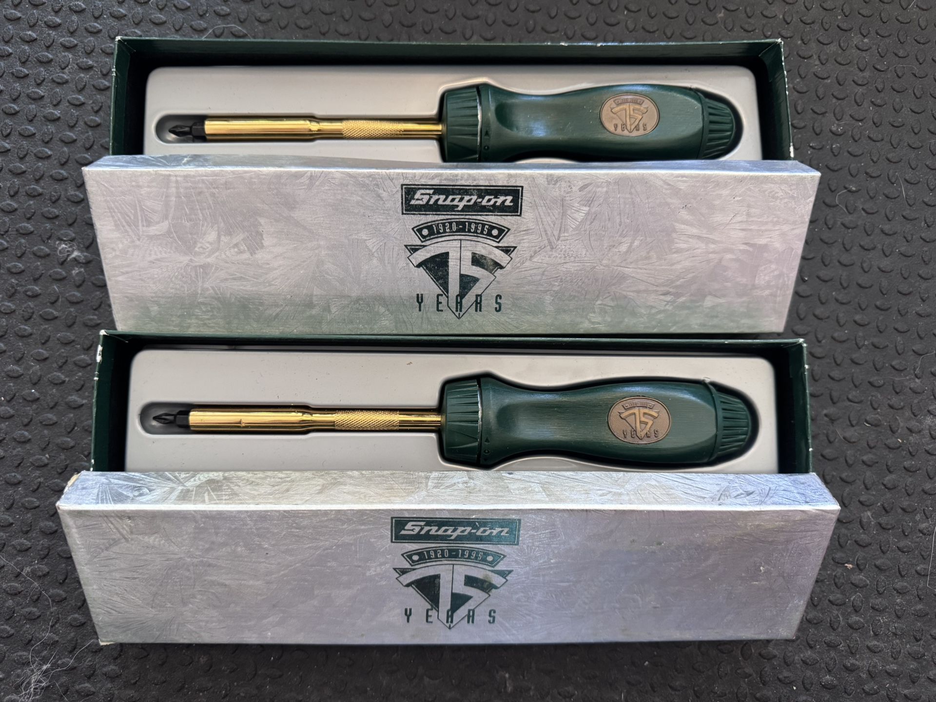 Snap-on 75th Anniversary Ratcheting Screwdriver Vintage Limited Edition Rare