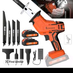 20v Cordless Reciprocating Saw One Battery
