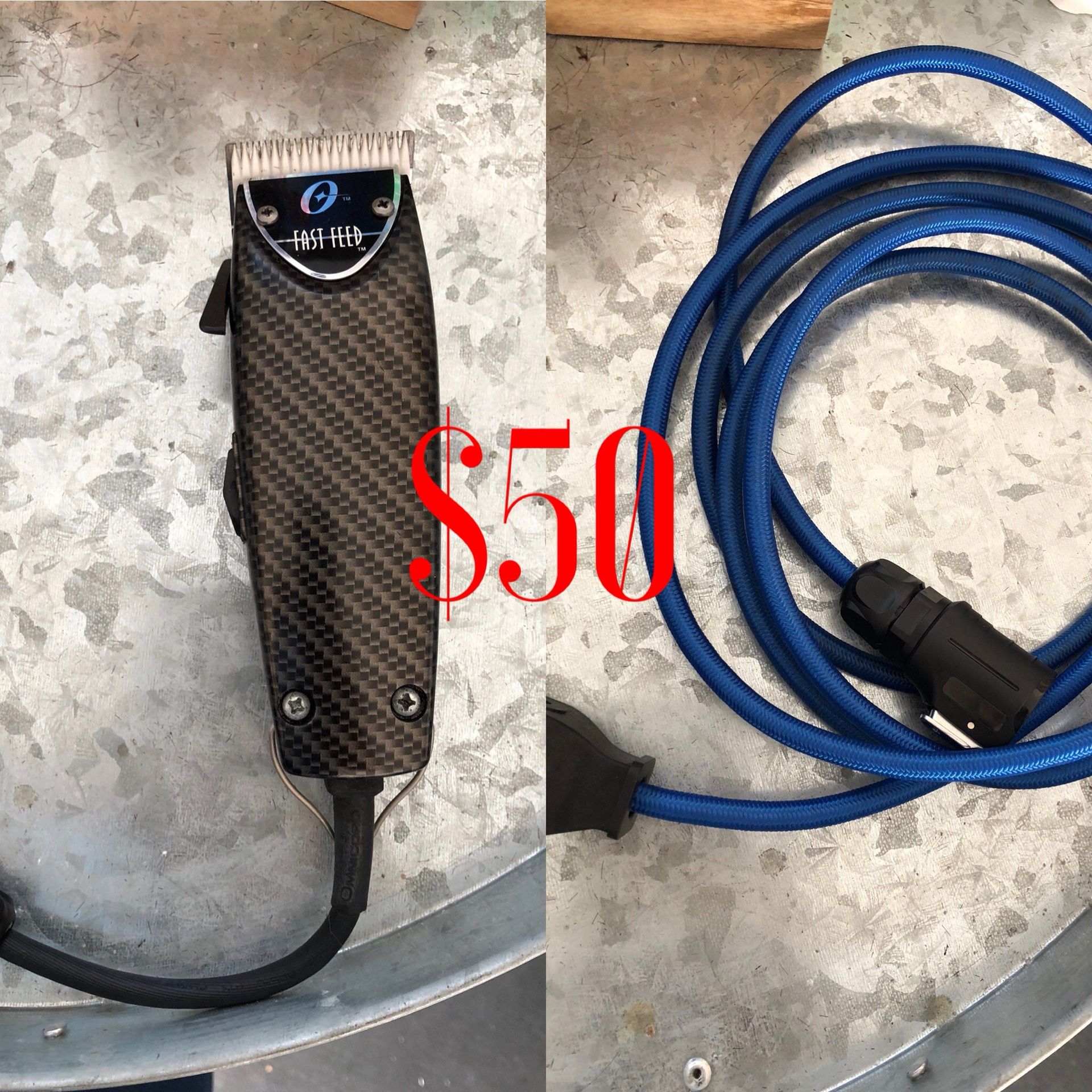 Oster Fast Feed Carbon Clippers w/ Omnicord Modification