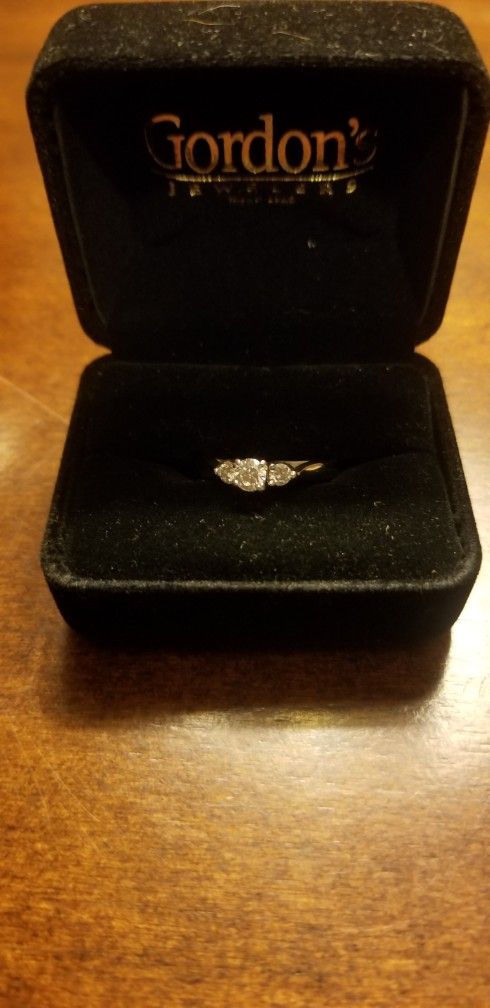 14K WHITE GOLD WEDDING SET