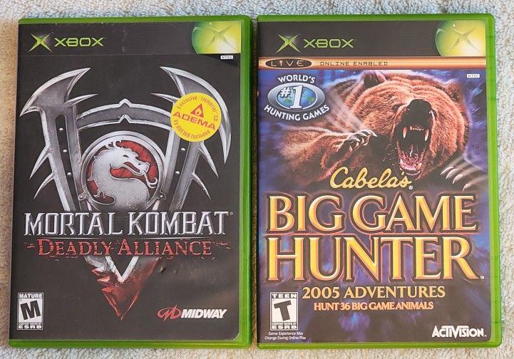 Mortal Kombat: Deadly Alliance & Cabela's Big Game Hunter 2005 Adventures 