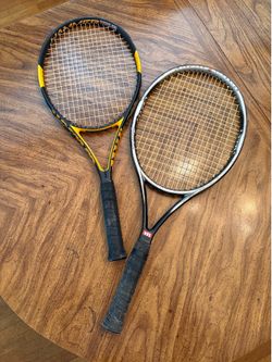 Rackets. 10.00 each. May need to re tape.