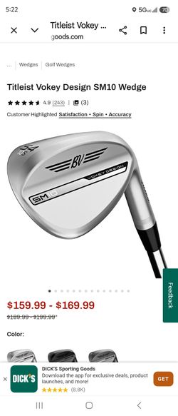 Titleist SM10 56'