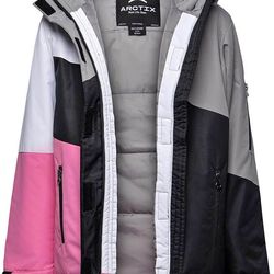 Arctix Kids Insulated Quilted Lining Cold Weather Performance Jacket, Blast Pink, Medium