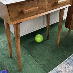 Small Wooden Desk Or Console Table 